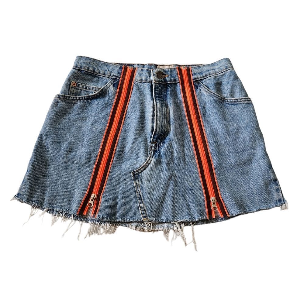 FURST OF A Kind Recycled Vintage Jean Mini Skirt 29
